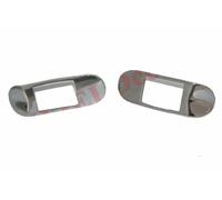 Nuovo Paio Orlo Porta Handel Inscatolato Cromato Per BMC Morris Minor 1000