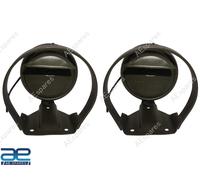 AEspares Faro Anabbagliante Blackout Per Ford Jeeps Willys Gpw 41-45 Con Staffa