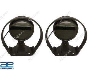 AEspares Faro Anabbagliante Blackout Per Ford Jeeps Willys Gpw 41-45 Con Staffa