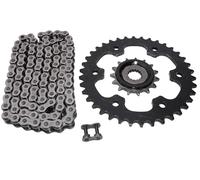 AEspares Kit catena e pignone compatibile con Royal Enfield GT Continental/Interceptor 650 KAT00020/A