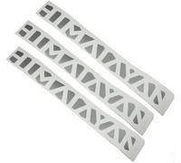 AEspares Kit Set 3 Adesivi Fianchi Con Stemma Silver Per Royal Enfield Himalayan