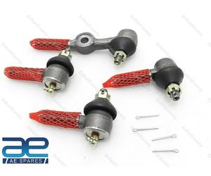 AEspares Kit Testate Barra Sterzo Set 4 Acciaio RHD Jeep Willys Cj2a Cj3b