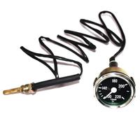 AEspares Misuratore di temperatura nero compatibile con Ford GPW MB GPW CJ2A CJ3A CJ3B
