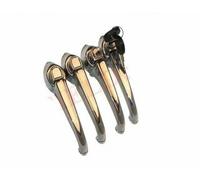 AEspares Morris Oxford Maniglia Esterna Porta Cromata Set 4 Con Serratura