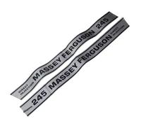AEspares New Massey Ferguson 245 - Set di adesivi per cofano del trattore