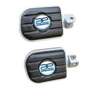 AEspares Pedane Deluxe in argento compatibili con Royal Enfield Meteor 350 e New Classic Reborn 350 KXA00030