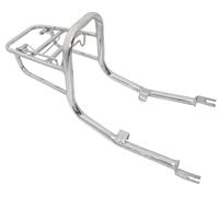 AEspares Portapacchi posteriore cromato compatibile con moto Jawa Yezdi
