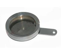 AEspares Portatarga In Metallo Ottone Cromato Disco Universale Per Moto @US