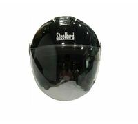 AEspares SB-33 Eve Sparkle Casco Moto Aperto Nera Visiera Semplice M 580mm