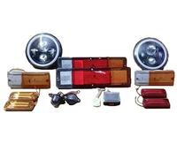 AEspares Set completo di luci LED + fanale posteriore compatibile con Suzuki Samurai Sierra Jimny