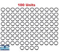 AEspares Set Di 100 Anelli Seeger Esterni 22mm In Acciaio