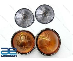 AEspares Set Di 4 Luci Di Parcheggio Per WILLYS JEEPs CJ-3B CJ3 CJ5 CJ6
