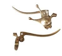 AEspares Set di leve in ottone da 7/8" + leve starter compatibili con bici BSA Triumph Ariel Universal Vintage