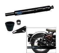 AEspares Silenziatore di scarico a bottiglia lunga compatibile con Royal Enfield Standard Bullet 350 Twin