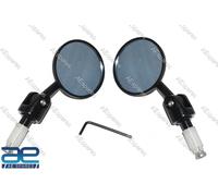 AEspares Specchi Finali Manubrio 7/8" Per Royal Enfield GT 650 Interceptor 650