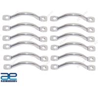 AEspares Staffe Per Anelli Coprimozzo Chrome 12 Pz Per Jeeps Willys MB GPW