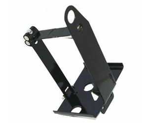 AEspares Supporto Batteria ARIEL Con Custodia In Acciaio Nero