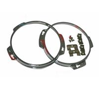AEspares Suzuki Samurai Gipsy Paraurti Fanale Anteriore Cromo Ghiera Set Coppia
