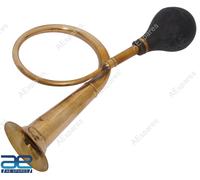 AEspares Tromba Circolare Vintage Taxi D'Epoca in Ottone Oro con Bulbo Gomma