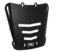 AEspares Vermillion Solo Expedition Rack Piastra Nero Compatibile con Royal Enfield Meteor 350