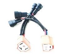 AESRTMJ Connettore Adattatore Cablaggio Per Conversione Lampadine Faro Da 9006/9005 A H4 (2 Pezzi)