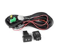 AESRTMJ Kit Di Cablaggio Per Fendinebbia E Fari H11 881 H9 H8 Modulo Relè Adattatori Cavi Connettore 40A Interruttore