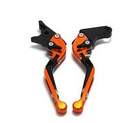 AESRTMJ Per Bajaj Per Pulsar 200 NS 2012 2013 2014 2015 Leva Freno Frizione Estensibile Pieghevole Regolabile Per Moto(Orange Black)