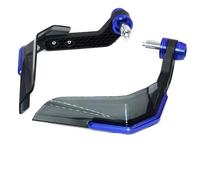 AESRTMJ Per Piaggio MP3 250 300 500 HPE Sport Scooter Paramani Universale Per Moto Manopole Maniglia Scudo Protezione Parabrezza(Blu)