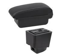 AESRTMJ Per R&enault Per Captur 2018 2019 2020 2021 Per Kaptur Scatola Bracciolo Auto Box Deposito Console Centrale Accessorio(B1 Linea Bianca)
