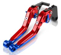 AESRTMJ PER YAMAHA WR125X WR 125X 2012 2013 2014 2015 2016 Leve Freno A Mano Regolabili Pieghevoli Ed Estensibili Per Moto(ROSSO)
