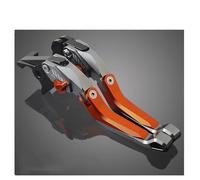 AESRTMJ Per YAMAHA YZF R15M 2022 2023 2024 Leve Freno E Frizione Regolabili In Alluminio 5D Per Moto(Nero arancione)
