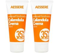 Aessere Calendula Crema, 100 ml, Lenitivo per la Pelle (Confezione da 2)
