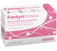 AESSERE Srl Integratore Fertyn Donna per la fertilità, 60 capsule