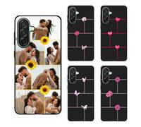 AESTHESTIFY Custodia per Samsung Galaxy A27 - Cover protettiva in silicone morbido e sottile, custodia personalizzata con collage di immagini, regalo unico, nero