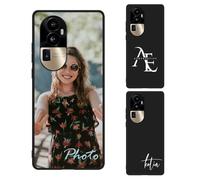 AESTHESTIFY Custodia personalizzata per Oppo Reno10 Pro Plus 5G Foto personalizzata - TPU in silicone liquido, guscio protettivo antiurto morbido e sottile, immagine personalizzata con testo del logo
