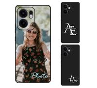 AESTHESTIFY Custodia personalizzata per Oppo Reno13 F 5G Foto personalizzata - TPU in silicone liquido, guscio protettivo antiurto morbido e sottile, immagine personalizzata con testo del logo unico