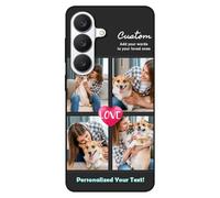 AESTHESTIFY Custodia personalizzata per Samsung Galaxy S26 - Foto personalizzate con motivo di testo, custodia protettiva in silicone TPU protettiva, custodia sottile e morbida antiurto regalo unico