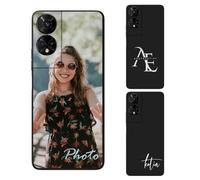 AESTHESTIFY Custodia personalizzata per TCL 50 XE 5G Foto personalizzata - TPU in silicone liquido, guscio protettivo antiurto morbido e sottile, immagine personalizzata con testo del logo unico, idea