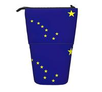 Aesthetic Astuccio Alaska State Flag Portamatite Borsa per Matite per Scuola Scolastico Studenti
