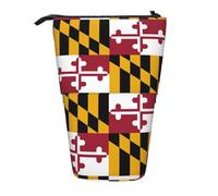 Aesthetic Astuccio per Matite Maryland State Flag Astucci Cancelleria Borsa per Matite per Scolastico Studenti Matite