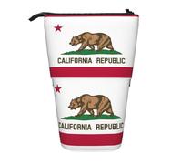 Aesthetic Astuccio Scuola California State Flag Cancelleria Portamatite Borsa Porta Penne per Studenti Matite Ufficio