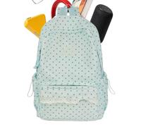 Aesthetic Backpack - Cute Nylon Laptop Bag With Water Bottle Pocket