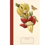 Aesthetic Botanical Journal - A5 Lined Notebook with Cream Paper (120 Pages) | Banana & Butterfly Design: Ideal Gift for Plants Lovers, Nature Lovers, Aesthetic Journaling, Romantic Gift
