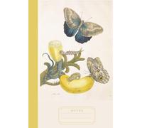 Aesthetic Botanical Journal - A5 Lined Notebook with Cream Paper (120 Pages) | Bananas, Lizard and Butterflies Design: Ideal Gift for Plants Lovers, Nature Lovers, Aesthetic Journaling, Romantic Gift