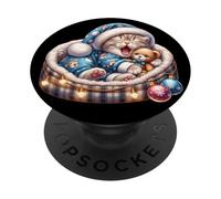 Aesthetic Christmas Stuff And Winter Must Haves For Cat Mom PopSockets PopGrip Adesivo