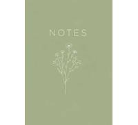 Aesthetic College Ruled Notebook: Large A4 Lined Journal, 120 Pages (8.27 x 11.69 Inches), Minimalist Pastel Sage Green Cover for University Students, School Supplies, and Office Note Takin