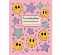 Aesthetic Cute Preppy Composition Notebook: 120 Pages Composition Book, with Cutest Cover Design, ideal for Journaling, School Notes, Drawing, Kids, ... Design, ideal for Journaling, School Not