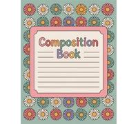 Aesthetic Cute Preppy Composition Notebook: 120 Pages Composition Book, with Linework Cover Design, perfect for Creative Writing, Drawing, Journaling, Students, Kids, Christmas gifts120 Pages Composition Book, with Linework Cover Design, perfect for Creat