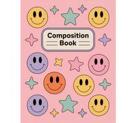 Aesthetic Cute Preppy Composition Notebook: 120 Pages Composition Book, with Softwatercolors Cover Design, great for School Notes, Drawing, Women, ... Softwatercolors Cover Design, great for Schoo