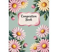Aesthetic Cute Preppy Composition Notebook: 120 Pages Composition Book, with Watercolor Cover Design, ideal for Journaling, Ideas, Creative Writing, ... Book, with Watercolor Cover Design, ide